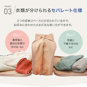 RIORES 圧縮トラベルポーチ 圧縮バッグ トラベルポーチ トラベルグッズ S/M/L 3点セット 5色