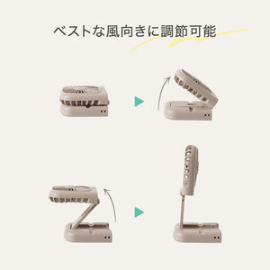 RIORES ハンディファンとクールネック アイスリング お得な2個セット