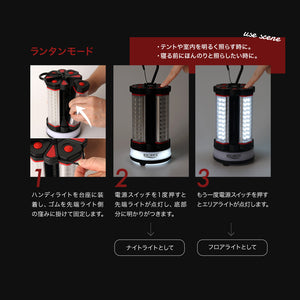 RIORES LED 4サイド マルチランタン