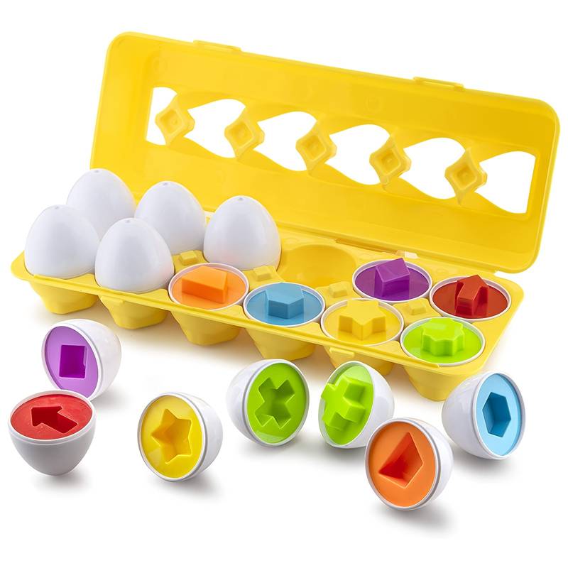 マッチングエッグ 知育玩具 卵 おもちゃ パズル たまご 形合わせ
